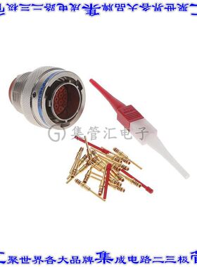 MS3476L14-19P 圆形连接器19POS插头公引脚压接镀金自由悬挂