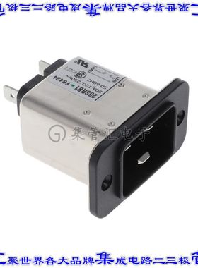 20SRB1 电源接入连接器3POS插座公型片状插脚IEC320-C20面板安装