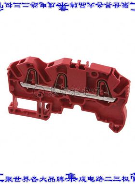 1SNK705069R0000 端子块连接器3POS馈通式5.2mm红色12-26AWG