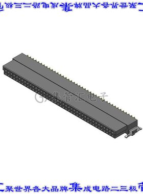 CBED202-4079B001C1AD 针座连接器80POS插座2排1.27mm母形插口表