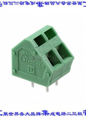 1933998 线对板连接器2POS接线端子5mm通孔45角度带板