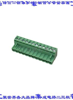395205012 0395205012端子块连接器12POS插头母插口5mm绿色自由悬