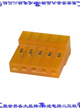 3-640431-5 矩形连接器5POS插座3.96mm母插口橙色IDC锡自由悬挂