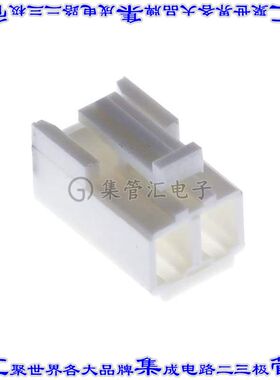 CI5202S0000 矩形连接器外壳2POS插座3.96mm母形插口天然色自由悬