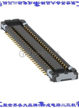 AXG750047A 板对板连接器50POS插口中央触点带2排0.35mm表贴SMD镀