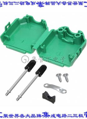 ACOV-SUB-09NB18 连接器9POS铰链后壳180度无屏蔽绿色