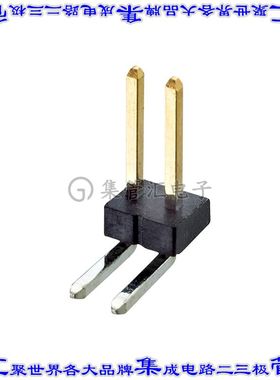 M50-3930242 针座连接器2POS接头1.27mm公形插针通孔直角镀金