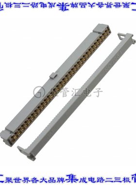 7964-6500EC 矩形连接器64POS插座2排2.54mm母插口灰色IDC镀金自
