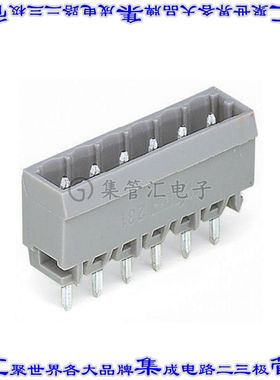 231-170/001-000 端子块连接器10POS接头公引脚带罩5mm灰色垂直通