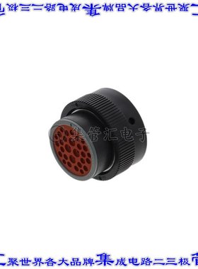 HDP26-24-29PE 圆形连接器29POS插头外壳用于公插针黑色自由悬挂