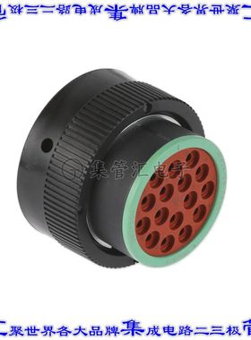 HDP26-24-16SN 圆形连接器16POS插头外壳用于母插口黑色自由悬挂