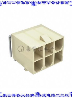 39301060 0039301060针座连接器6POS接头2排4.2mm公形插针通孔直