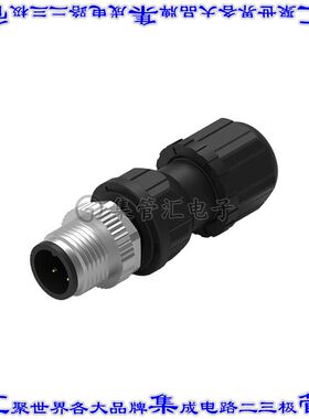 643712100004 圆形连接器4POS插头公引脚螺钉镀金自由悬挂