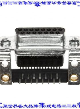 5745113-2 连接器15POS插座母插口2排D-Sub通孔直角