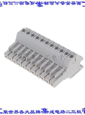 1SNK806735R0000 端子块连接器11POS插头母插口灰色自由悬挂