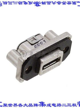 MUSBK15230 连接器USB-微AB型插座5POS USB 2.0通孔直角