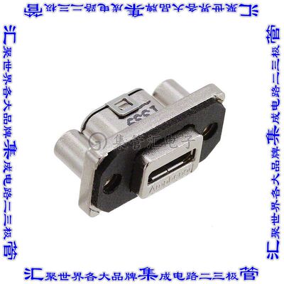 MUSBK15230 连接器USB-微AB型插座5POS USB 2.0通孔直角