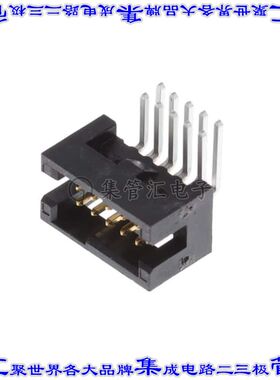 20021212-00010T1LF 针座连接器10POS接头2排1.27mm公形插针通孔