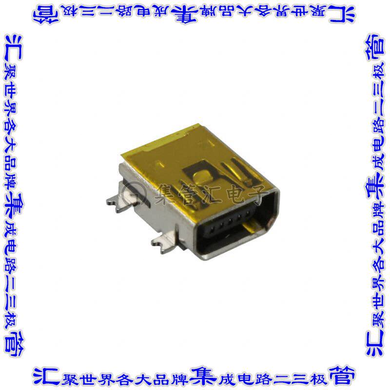651305142821 连接器USB-miniAB插座5POS USB 2.0表面贴装直角