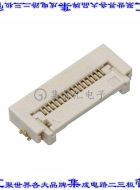 1-1775333-6 连接器16POS FFC/FPC 0.5mm触点底部表面贴装直角