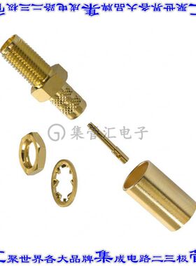 132241 同轴连接器SMA插孔母形插口焊接50欧姆面板安装