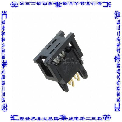 490107670412 连接器4POS带状缆线2排1.27mm通孔IDC28AWG黑色