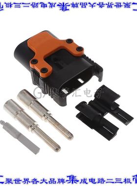 K320M3/0 矩形连接器外壳6POS插头公形引脚黑色自由悬挂