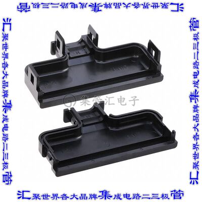 2-552008-1 连接器50POS后壳180度无屏蔽黑色