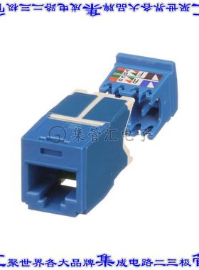 CJ6X88TGBU 接插件连接器THE CATEGORY 6A, RJ45, 8-POSITIO