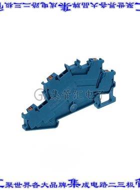 3214660 端子块连接器4POS馈通式2排3.5mm蓝色14-26AWG