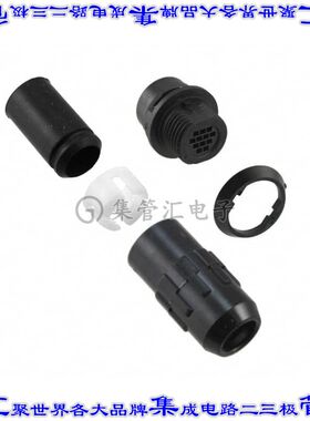 HR30-7J-12PC(71) 圆形连接器12POS插孔盖用于公插针黑色自由悬挂