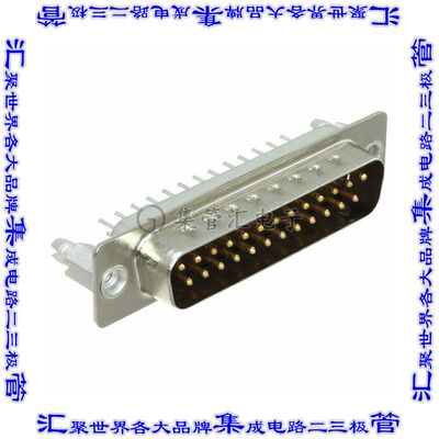 2301835-1 连接器25POS插头公引脚2排D-Sub通孔