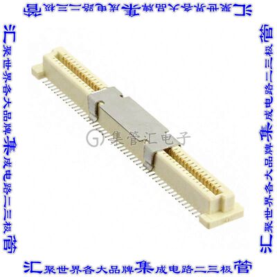 5179229-4 板对板连接器100POS插座外罩触点2排0.8mm表贴SMD镀金
