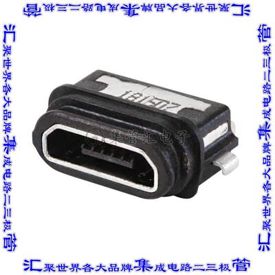 UJ2-MIBH-3-MSMT-TR-67 连接器USB-微B型插座5POS USB 2.0表面贴