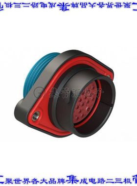 AHDP02-24-27PR-WTA 圆形连接器27POS插座外壳用于公插针黑色面板