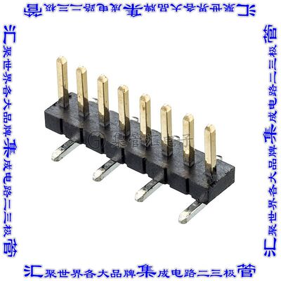 M50-3630842R 针座连接器8POS接头1.27mm公形插针表贴SMD镀金