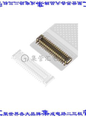 20708-050E-01 板对板连接器50POS插头外罩触点2排0.35mm表贴SMD