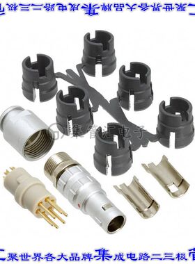 JBXFD1G06MSSDSMR 圆形连接器6POS插头公引脚焊杯镀金自由悬挂