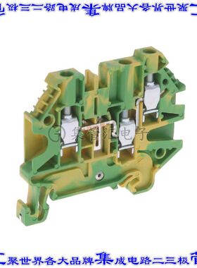 XW5G-S4.0-1.2-1 端子块连接器3POS接地地面6.0mm绿色黄色10-26AW