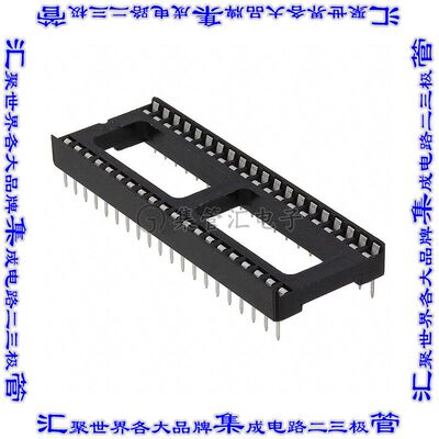 DILB40P-223TLF 连接器IC插座DIP 15.24mm插口40(2 x 20)位置锡通