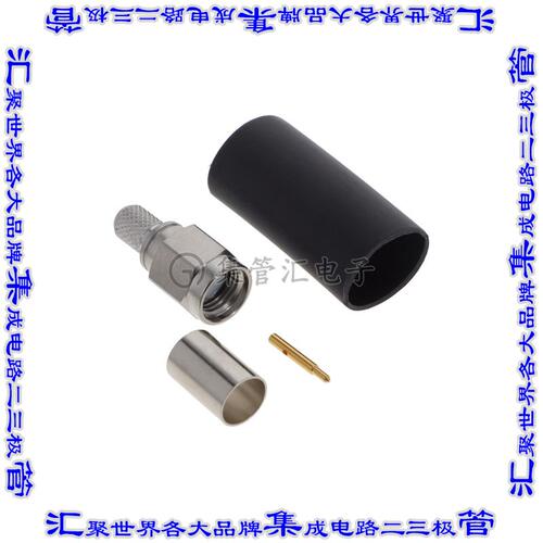 SF2900-6001 同轴连接器SMA插头公引脚压接50欧姆自由悬挂