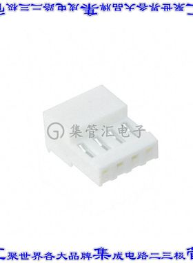 MTD-A-04-D-2 矩形连接器4POS插座2.54mm母插口白色IDC锡自由悬挂