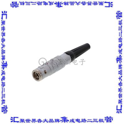 FLKC-06FGMS-GCP-213 圆形连接器6POS插头公引脚焊杯镀金自由悬挂