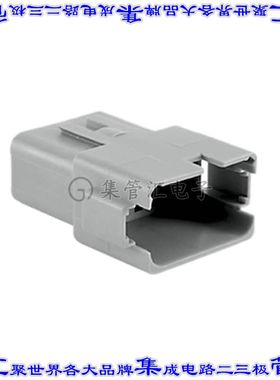 AT04-12PA-RD01 矩形连接器外壳12POS插座2排公形引脚灰色自由悬