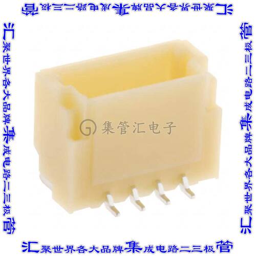 BM04B-SRSS-TBT 针座连接器4POS接头1mm公形插针表贴SMD锡