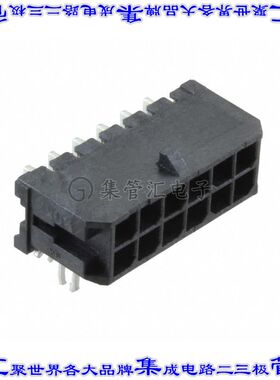 430451223 0430451223针座连接器12POS接头2排3mm公形插针通孔直