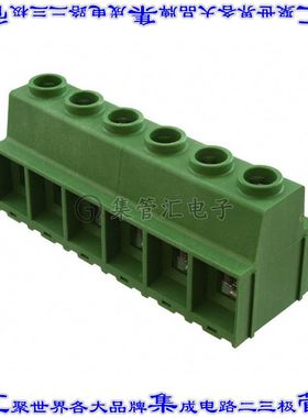 1986713-6 线对板连接器6POS接线端子15mm通孔水平带板