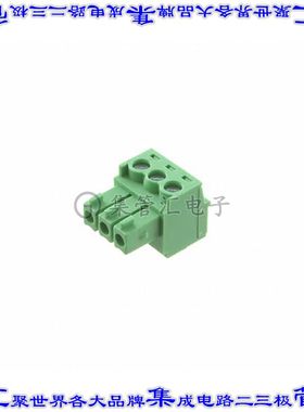 EBKA-03-A 端子块连接器3POS插头母插口3.5mm绿色自由悬挂