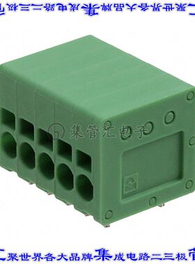 1990766 线对板连接器5POS接线端子3.5mm通孔水平带板