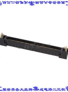 HSEC8-160-01-S-DV-A-BL 卡边缘连接器120POS母头2排0.8mm黑色镀